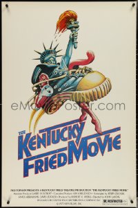 4c0913 KENTUCKY FRIED MOVIE 1sh 1977 John Landis directed comedy, wacky tennis shoe art!