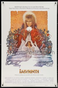 4c0917 LABYRINTH 1sh 1986 Jim Henson, art of David Bowie & Jennifer Connelly by Ted CoConis!