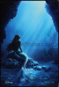 4c0927 LITTLE MERMAID teaser DS 1sh 2023 Walt Disney live-action CGI, incredible underwater fantasy image!