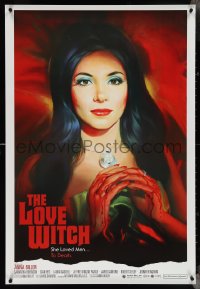 4c0943 LOVE WITCH 1sh 2017 Robinson in title role as Elaine, vintage-style art by Michael Koelsch!