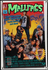 4c0950 MALLRATS DS 1sh 1995 Kevin Smith, Snootchie Bootchies, Stan Lee, comic artwork by Drew Struzan