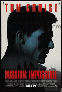4c0958 MISSION IMPOSSIBLE advance DS 1sh 1996 Tom Cruise, Jon Voight, Brian De Palma directed!