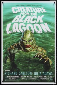 4c0319 CREATURE FROM THE BLACK LAGOON signed #34/40 ap reg edition 24x36 art print 2019 by Edmiston!