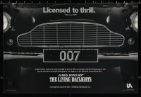 4c0185 LIVING DAYLIGHTS 12x18 special poster 1986 great image of classic Aston Martin car grill!