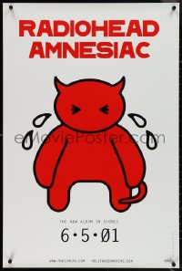4c0408 RADIOHEAD 24x36 music poster 2001 Yorke, Greenwood, crying devil art, Amnesiac!