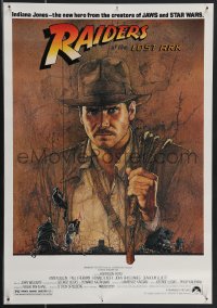 4c0188 RAIDERS OF THE LOST ARK 16x24 special poster 1981 adventurer Harrison Ford by Richard Amsel!