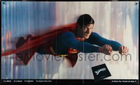 4c0411 SUPERMAN soundtrack 36x60 music poster 1978 comic book hero Christopher Reeve in flight!