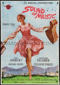 4c0404 SOUND OF MUSIC Swedish 1965 wonderful art of Julie Andrews, Rodgers & Hammerstein classic!