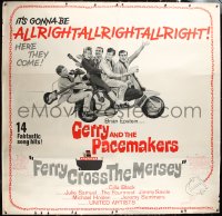 4d0004 FERRY CROSS THE MERSEY linen 6sh 1965 rock & roll, Gerry & the Pacemakers, ultra rare!