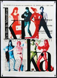 4d0333 KIKA linen Colombian poster 1993 Pedro Almodovar, great montage of sexy models, very rare!
