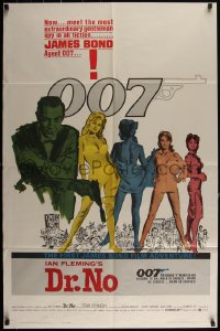 4d0122 DR. NO 1sh 1963 Sean Connery is the most extraordinary gentleman spy, 1st James Bond!