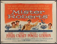 4d0309 MISTER ROBERTS linen 1/2sh 1955 Henry Fonda, James Cagney, William Powell, Jack Lemmon, Ford!