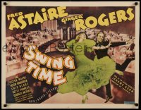 4d0213 SWING TIME 1/2sh 1936 wonderful image of Fred Astaire dancing with Ginger Rogers, ultra rare!