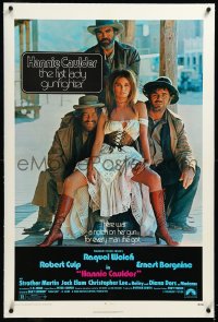 4d0605 HANNIE CAULDER linen 1sh 1972 sexiest cowgirl Raquel Welch, Jack Elam, Culp, Ernest Borgnine