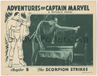 4d0094 ADVENTURES OF CAPTAIN MARVEL chapter 5 LC 1941 Tom Tyler in costume, Scorpion Strikes, rare!