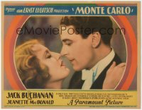 4d0107 MONTE CARLO LC 1930 best romantic c/u of Jeanette MacDonald & Jack Buchanan, ultra rare!