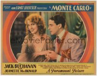 4d0106 MONTE CARLO LC 1930 c/u of Jack Buchanan holding sexy Jeanette MacDonald's hand, ultra rare!