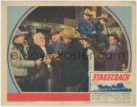 4d0097 STAGECOACH LC 1939 John Wayne on stagecoach, John Ford western classic, rare first release!