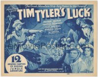 4d0089 TIM TYLER'S LUCK whole serial TC 1937 Universal, cool art of Frankie Thomas & wild animals!