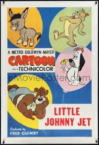 4d0666 METRO-GOLDWYN-MAYER CARTOON linen 1sh 1952 art of Tex Avery's Droopy & more, Little Johnny Jet!