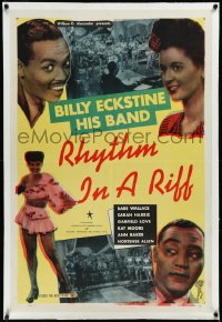 4d0712 RHYTHM IN A RIFF linen 1sh 1947 Billy Eckstine and His Band, Babe Wallace, ultra rare!