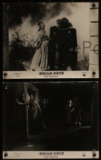 4d0132 LA BELLE ET LA BETE 25 French LCs 1947 Jean Marais as the Beast, Josette Day, ultra rare!