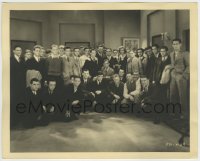 4f1309 DANCE FOOLS DANCE candid deluxe 8x10 still 1931 Joan Crawford with 40 strapping college guys!