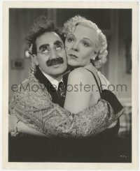 4f1314 DAY AT THE RACES 8x10 still 1937 romantic close up of Groucho Marx holding Esther Muir!