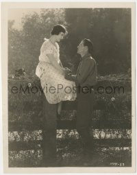 4f1328 DOOMSDAY 8x10 keybook still 1928 romantic c/u of young Gary Cooper & pretty Florence Vidor!