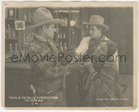 4f1616 SQUAW MAN 8x10 LC 1918 Dexter stops man annoying Native American woman, Cecil B. DeMille!