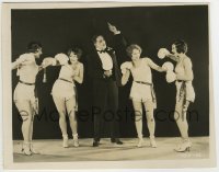 4f1527 ROUGH HOUSE ROSIE 8x10 key book still 1927 referee counts for Clara Bow & sexy girls boxing!