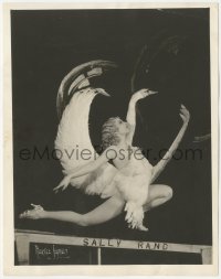 4f1532 SALLY RAND 8x10.25 still 1935 performing her new dance Leda and the Swan by Maurice Seymour!