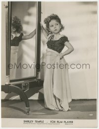 4f1541 SHIRLEY TEMPLE 7.25x9.5 still 1934 unusual pensive pose by mirror like an adult actress!