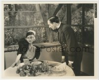 4f1545 SINNERS IN THE SUN 8x10 key book still 1932 distracted Carole Lombard looks away from butler!