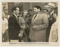 4f1578 TO HAVE & HAVE NOT 8x10.25 still 1944 Lauren Bacall watches Humphrey Bogart stare at Seymour!