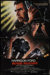 4f0715 BLADE RUNNER NSS style 1sh 1982 Ridley Scott sci-fi classic, art of Harrison Ford by Alvin!