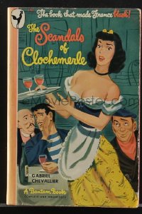 4f1062 SCANDALS OF CLOCHEMERLE reprint paperback book 1948 the sexy book that made France blush!