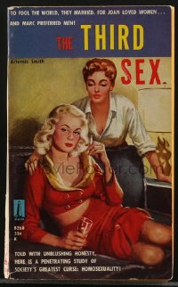 4f1066 THIRD SEX paperback book 1959 penetrating study of society's greatest curse: homosexuality!