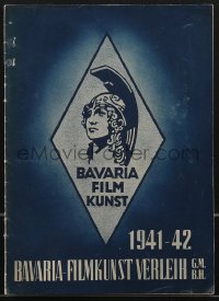 4f0323 BAVARIA FILMKUNST 1941-42 German campaign book 1941 movies made in WWII Nazi Germany, rare!