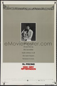 4f0758 DOG DAY AFTERNOON style B 1sh 1975 Al Pacino, Sidney Lumet bank robbery crime classic!