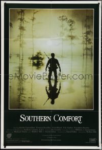 4f0971 SOUTHERN COMFORT English 1sh 1981 Walter Hill, Keith Carradine, image of hunter in swamp!