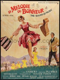 4f0154 SOUND OF MUSIC French 1p 1966 Rodgers & Hammerstein classic, art of Julie Andrews & top cast!