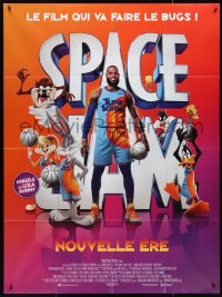 4f0155 SPACE JAM: A NEW LEGACY French 1p 2021 basketball legend LeBron James and Bugs Bunny!