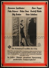 4f0331 DOOR OPENS German 24x33 R1940 Alfred Zeisler's Eine Tur geht auf, cool crime art, ultra rare!