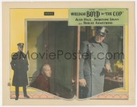 4f0496 COP LC 1928 great image of William Boyd behind door hiding from cop Tom Kennedy, ultra rare!
