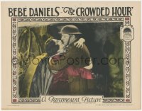 4f0498 CROWDED HOUR LC 1925 c/u of Bebe Daniels & soldier Kenneth Harlan embracing in WWI, rare!