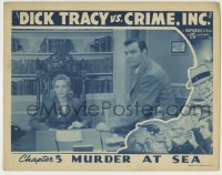4f0504 DICK TRACY VS. CRIME INC. chapter 5 LC 1941 Ralph Byrd & Jan Wiley, Murder at Sea, serial!