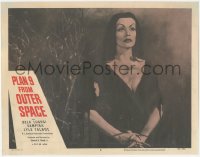 4f0543 PLAN 9 FROM OUTER SPACE LC #3 1958 best close up of Maila Nurmi as Vampira, Ed Wood!