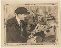 4f0555 ROMANCE OF HAPPY VALLEY LC 1919 D.W. Griffith, Harron sees great news in newspaper, rare!