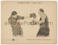 4f0562 SCRAP IRON LC 1921 Charles Ray as John Steel is tough, but refuses to become a boxer, rare!